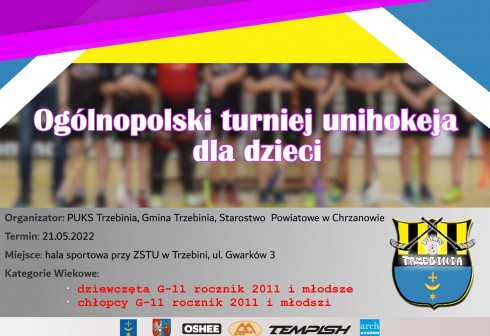 Ogólnopolski Turniej Unihokeja dla dzieci w Trzebinii